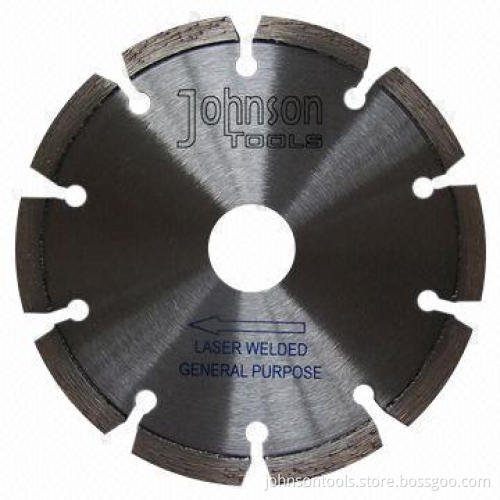 125mm diamond laser welded blade for wet and dry cutting of various kinds of materials